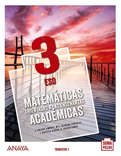 Matemáticas orientadas a las enseñanzas académicas 3 ESO